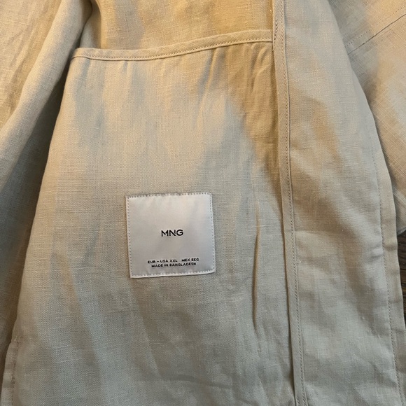 Mango Linen Jacket XXL - Picture 4 of 6